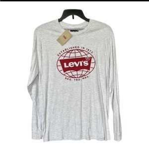 Sz 2 xl Levi's Gray Long Sleeve Shirt
